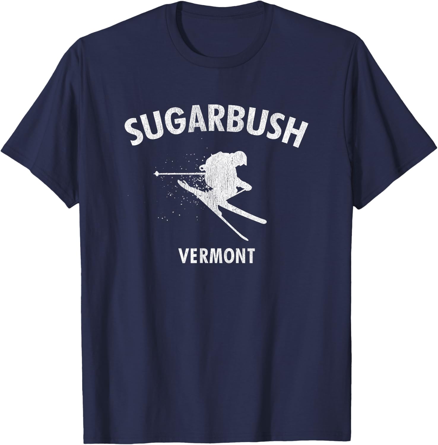 Sugarbush Skiing Vermont Ski T-Shirt - T-Shirt | Navy