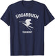 Sugarbush Skiing Vermont Ski T-Shirt - T-Shirt | Navy