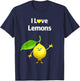 I Love Lemons T-Shirt - T-Shirt | Navy