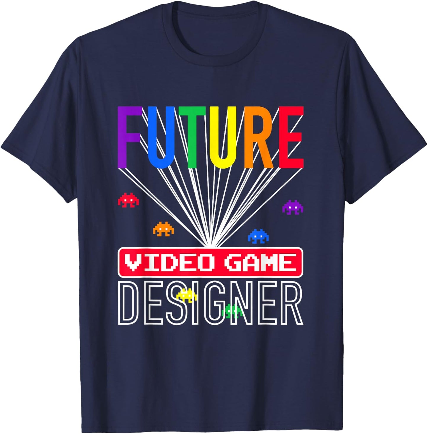 Video Game Shirt Future Video Game Designer Kids T-Shirt - T-Shirt | Navy