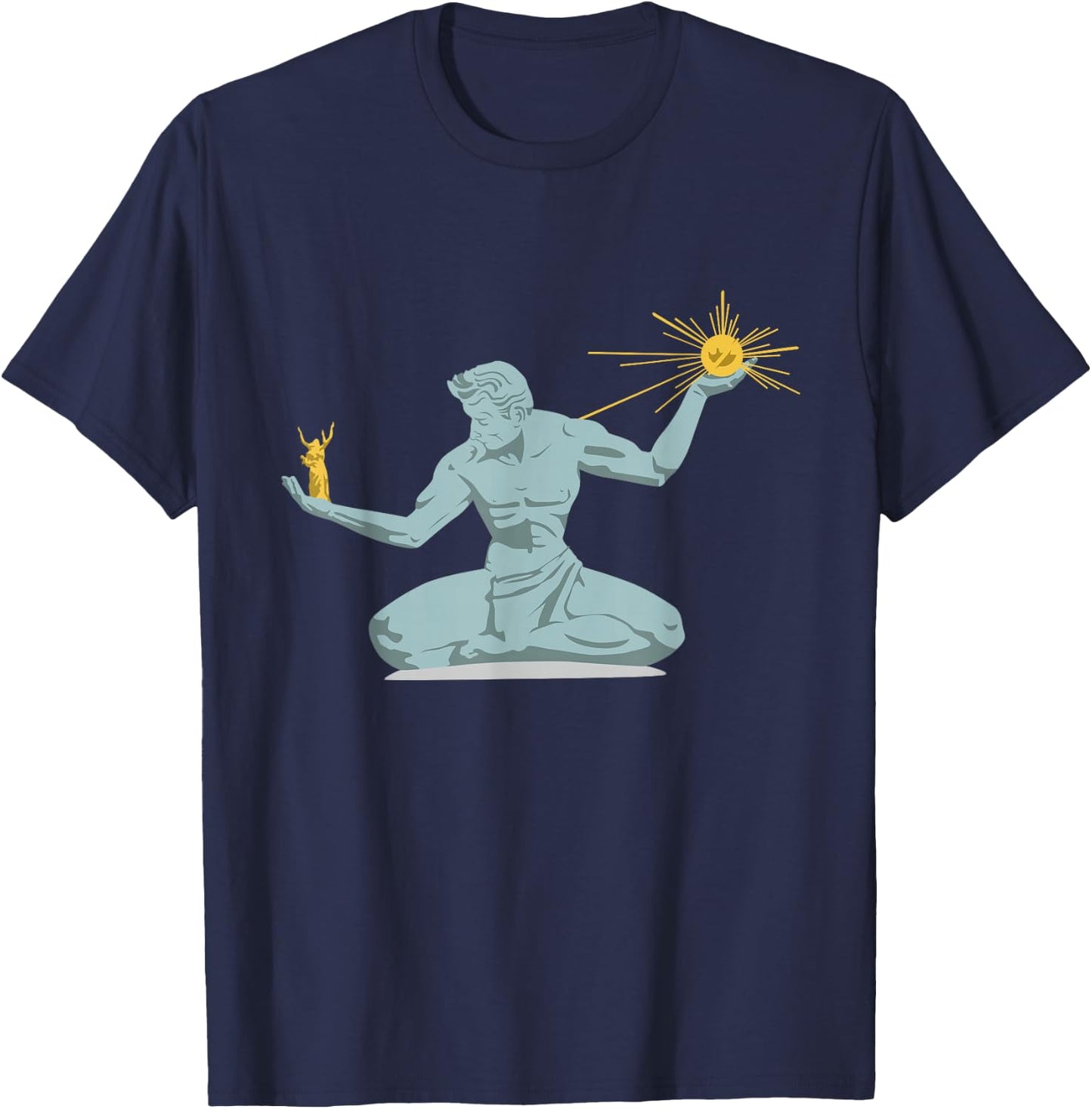 The Spirit of Detroit T-Shirt - T-Shirt | Navy