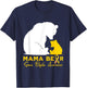 Mama-Bear Spina Bifida Awareness Yellow Ribbon T-Shirt - T-Shirt | Navy