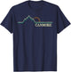 Canmore Canada Adventure Mountain T-Shirt - T-Shirt | Navy