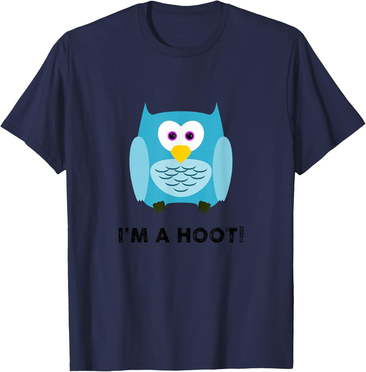 Owl I'm a Hoot Graphic Novelty T-Shirt - T-Shirt | Navy