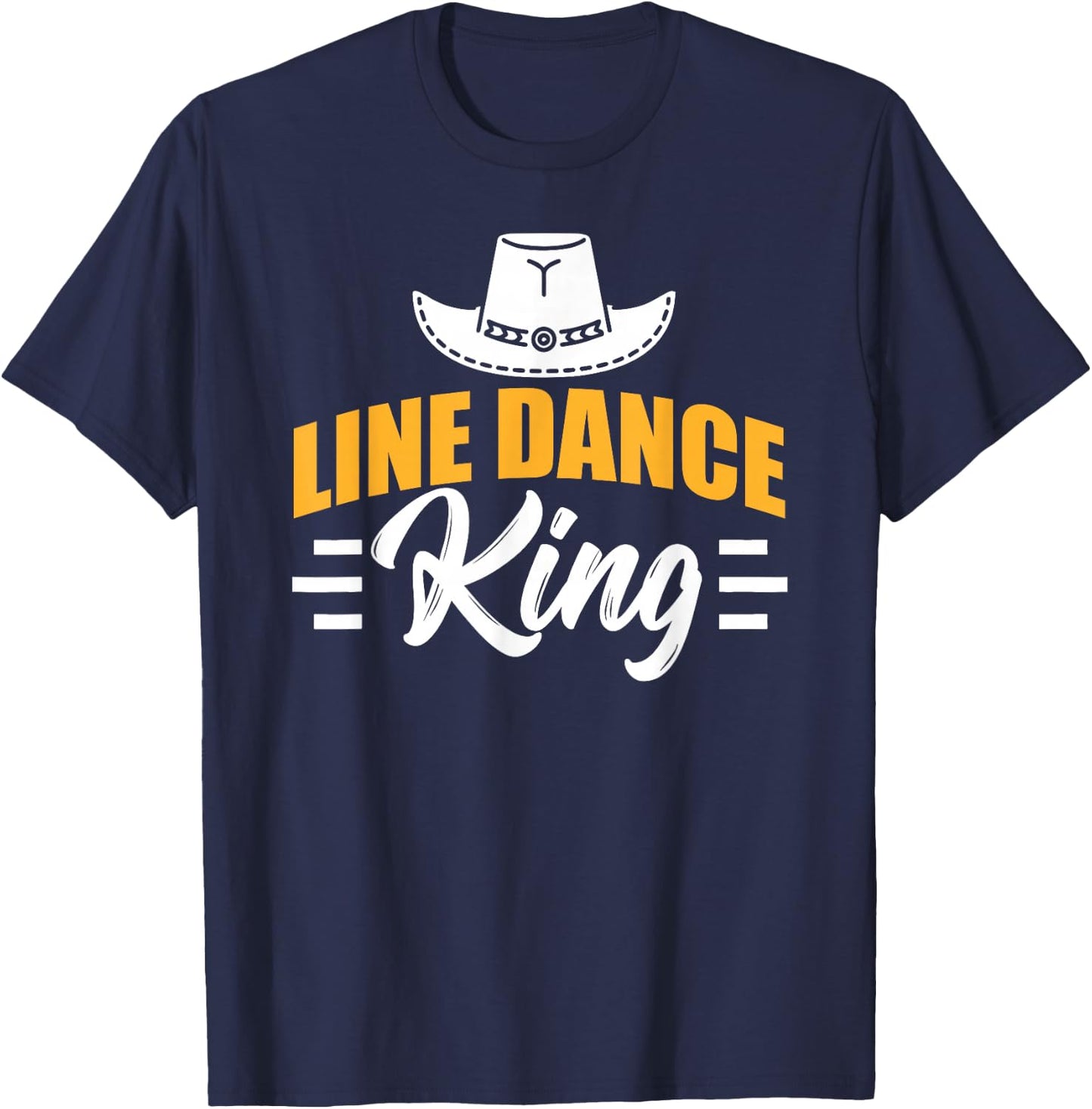 Line Dance Line Dance King for Line Dancers T-Shirt - T-Shirt | Navy