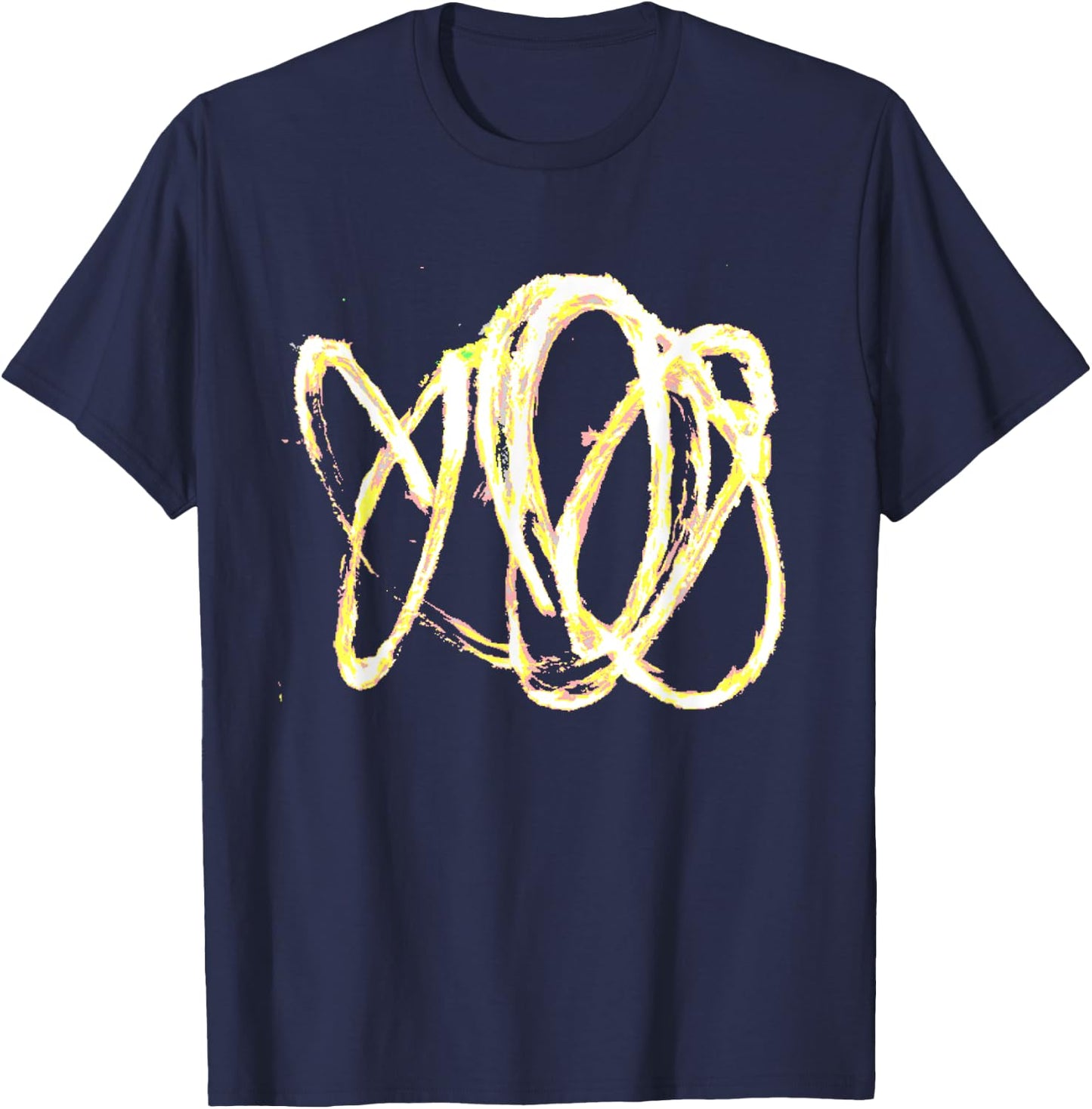 Fire Dancing Fire Spinning Fire Poi T-Shirt - T-Shirt | Navy