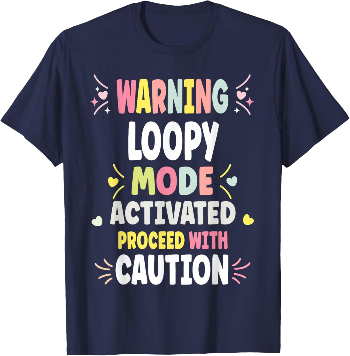 LOOPY Personalized Women's Gift Custom LOOPY T-Shirt - T-Shirt | Navy