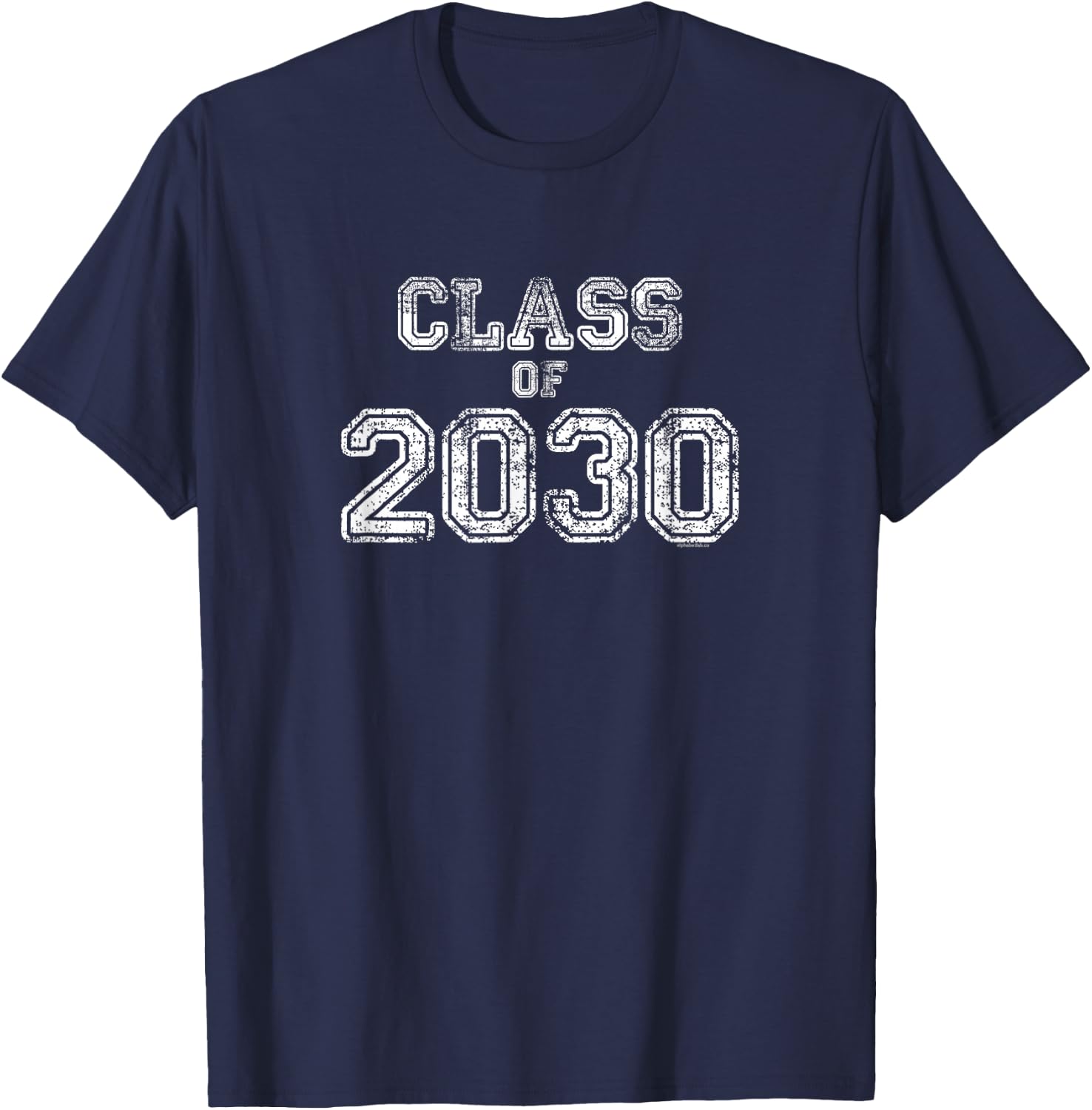 Class of 2030 shirt | Senior 2030 Graduation Gift Him Her T-Shirt - T-Shirt | Navy