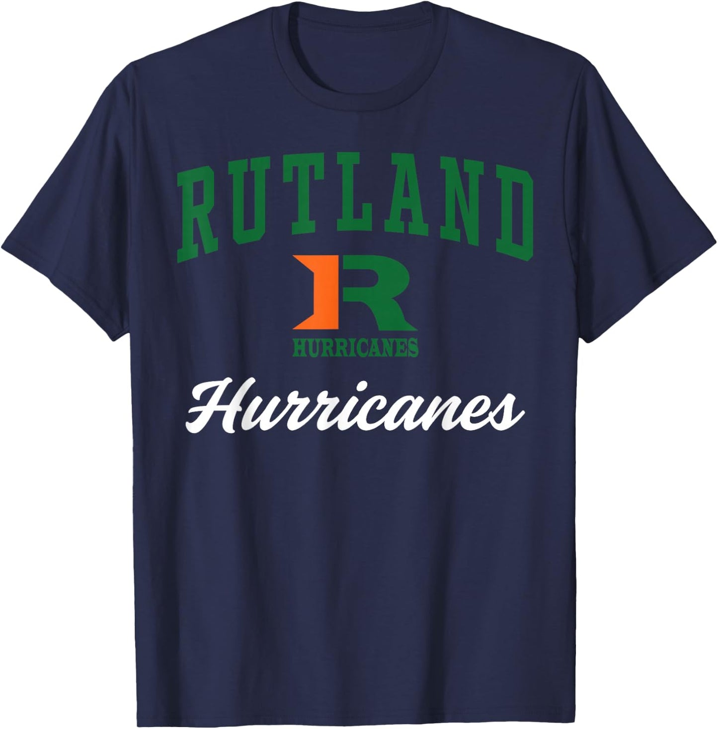 Rutland High School Hurricanes C3 T-Shirt - T-Shirt | Navy