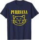 Purrvana Cat Lover Funny Humor T-Shirt - T-Shirt | Navy