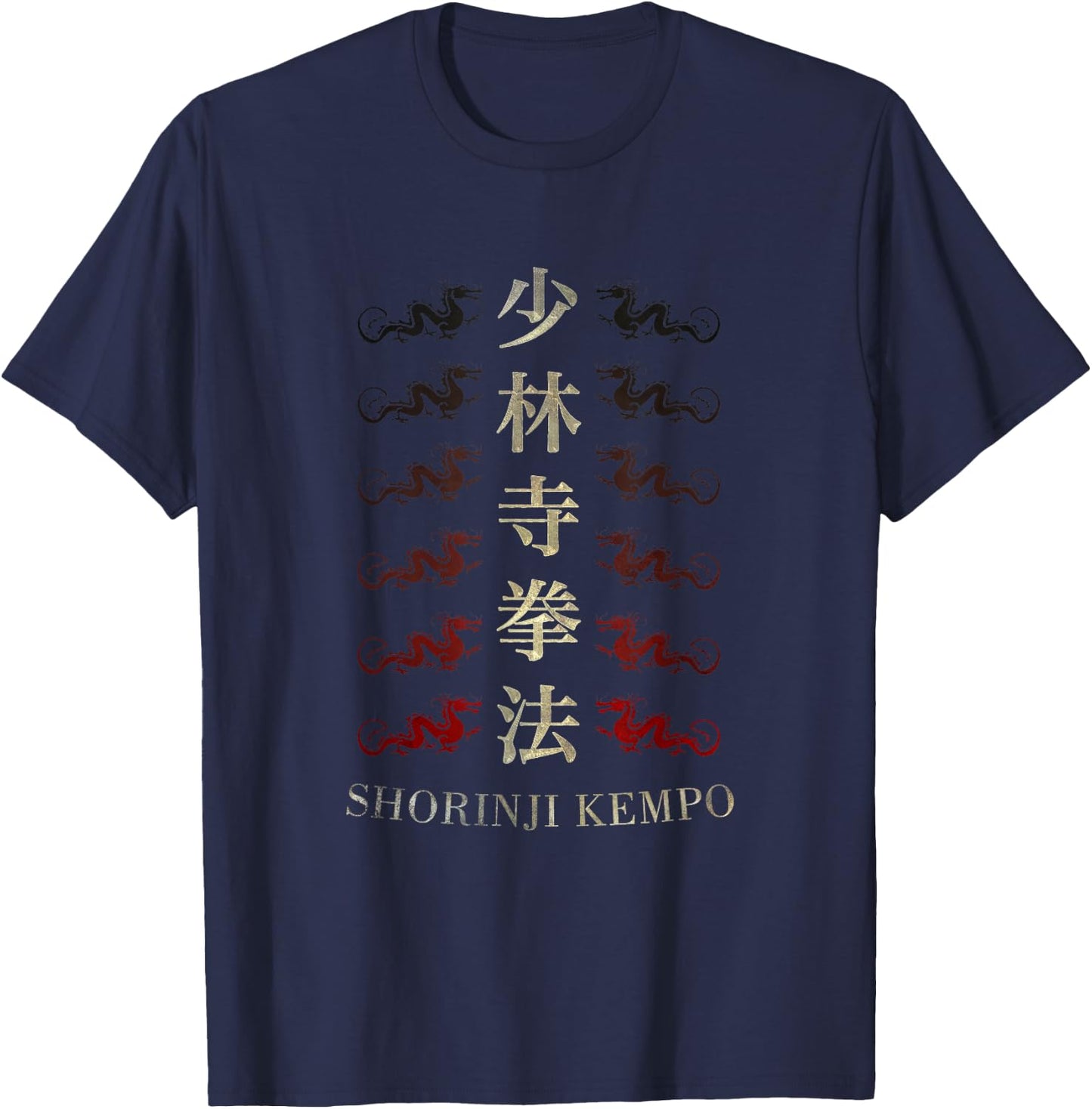 Shorinji Kempo Dragon T-Shirt - T-Shirt | Navy