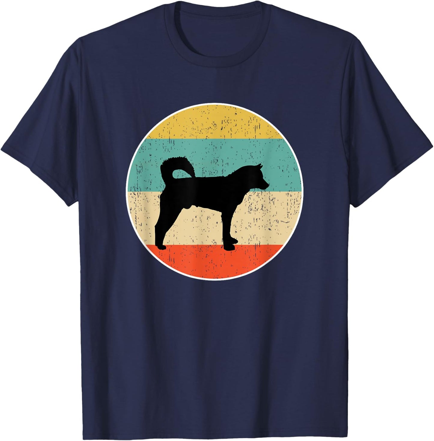 Korean Jindo Dog Men Women Kids T-Shirt - T-Shirt | Navy