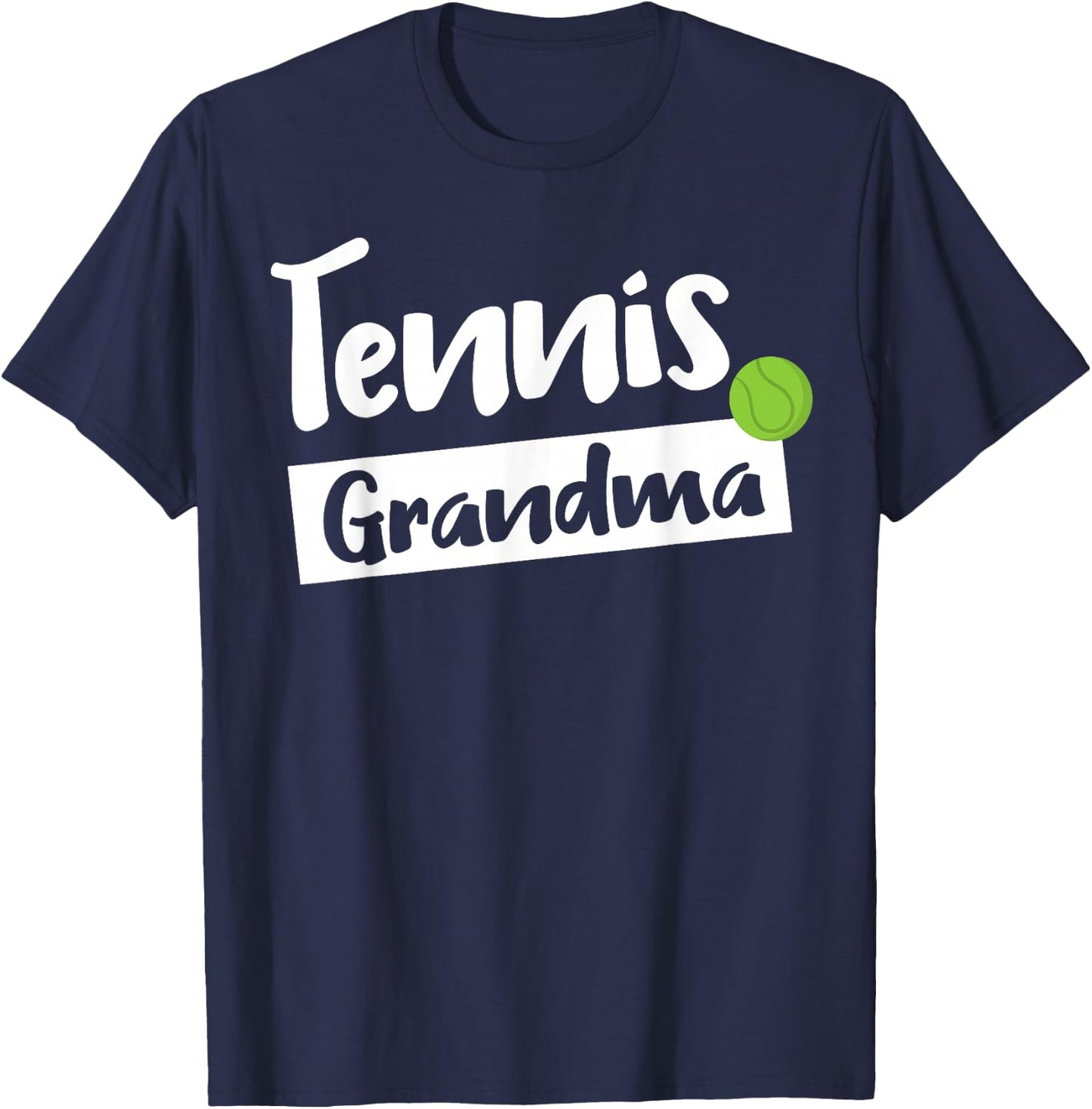 Woman Tennis Grandma Gift Nana T-Shirt - T-Shirt | Navy