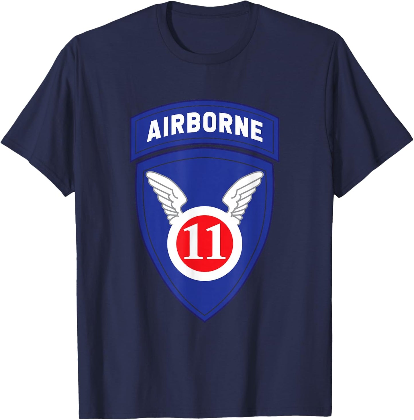 11th Airborne Division Patch T-Shirt - T-Shirt | Navy