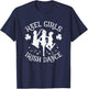 St Patricks Day Reel Girls Irish Dance Green T-Shirt - T-Shirt | Navy