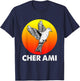 Cher Ami World War Hero Carrier Pigeon T-Shirt - T-Shirt | Navy
