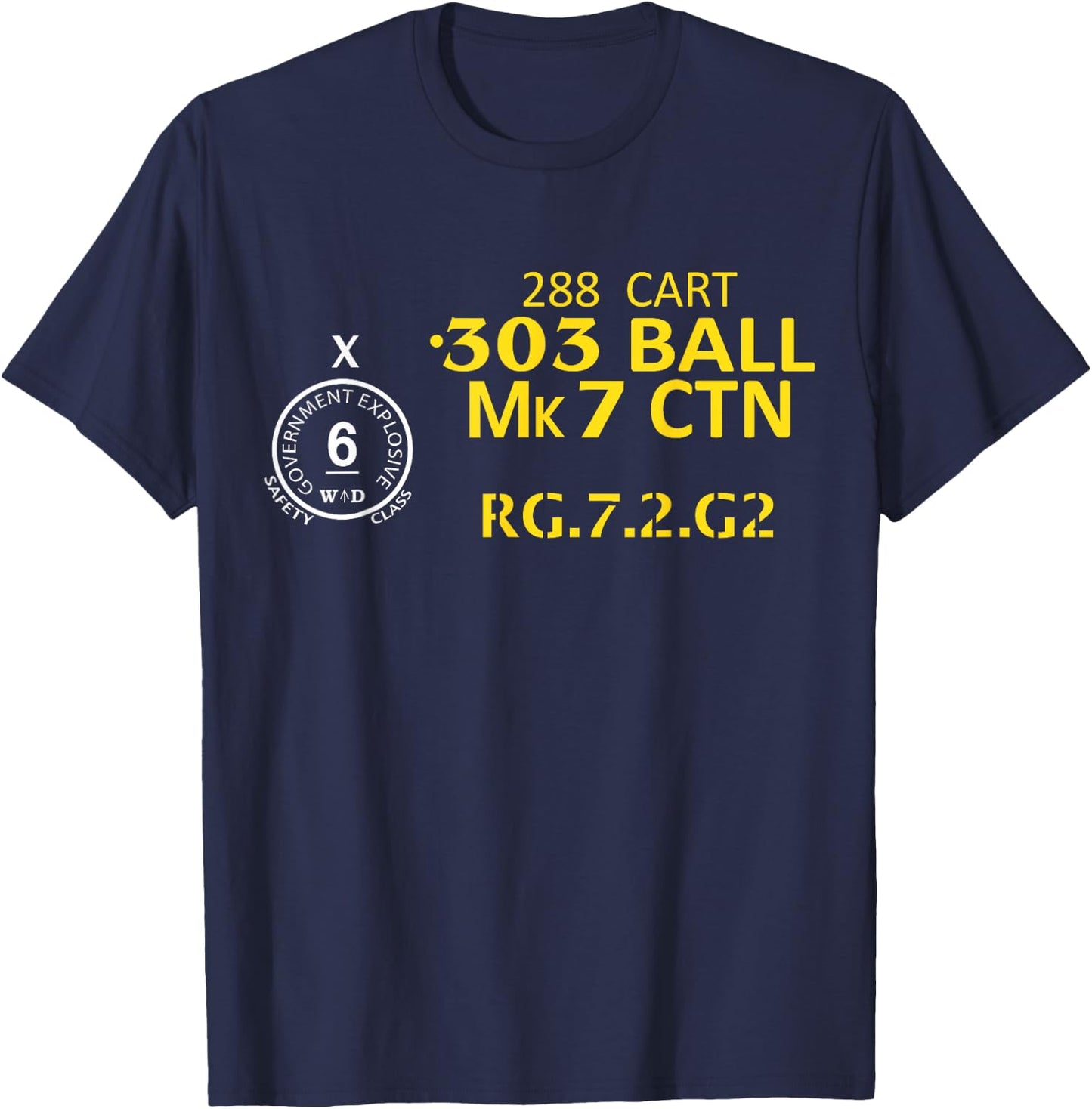 British Army 303 Ammo Crate Shirt T-Shirt - T-Shirt | Navy