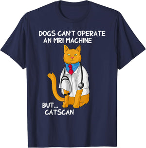Physician Medicine Doc - Medical Cat Doctor T-Shirt - T-Shirt | Navy
