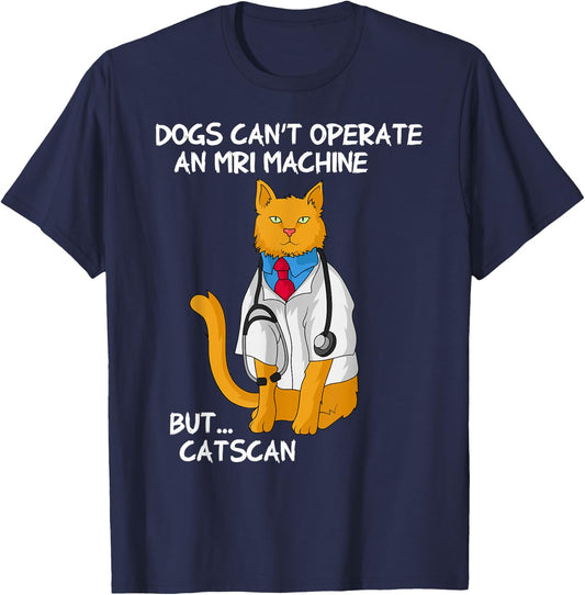 Physician Medicine Doc - Medical Cat Doctor T-Shirt - T-Shirt | Navy