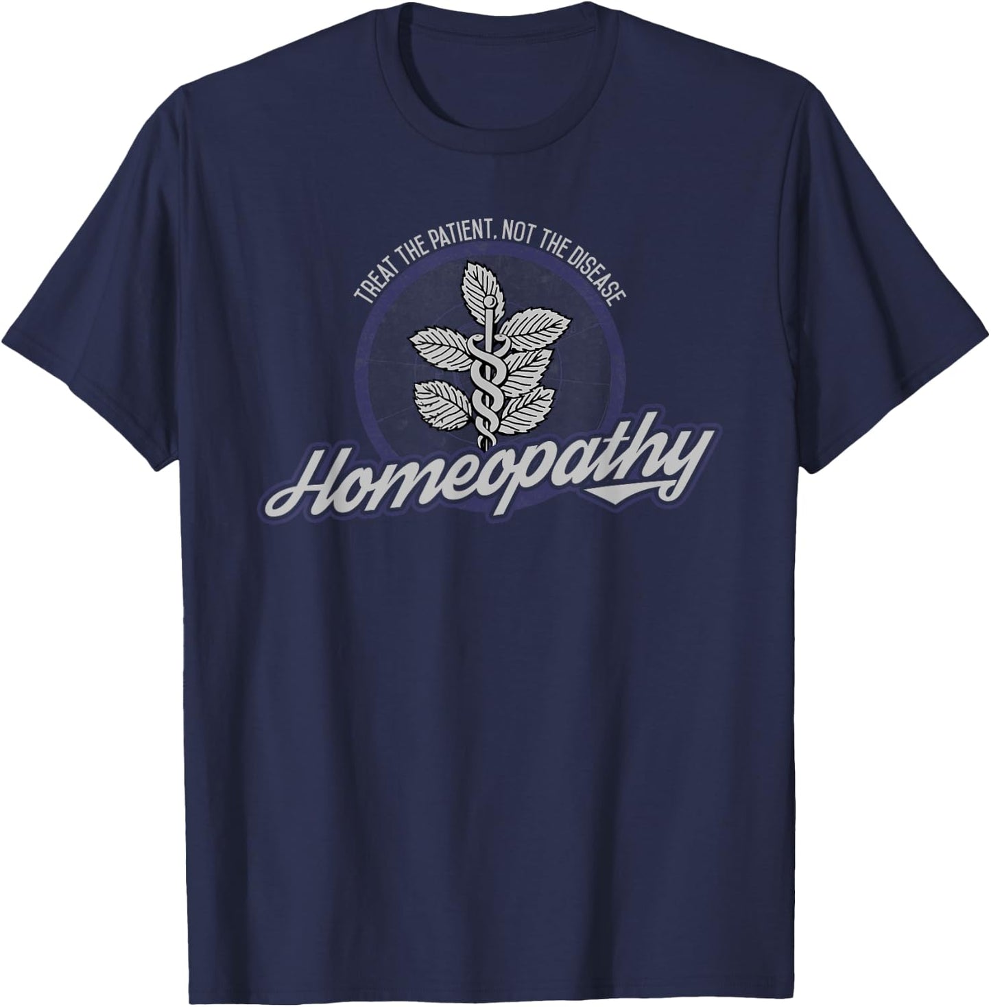 Holistic Naturopath Ayurvedic Doctor Shirt, Homeopathy Shirt T-Shirt - T-Shirt | Navy