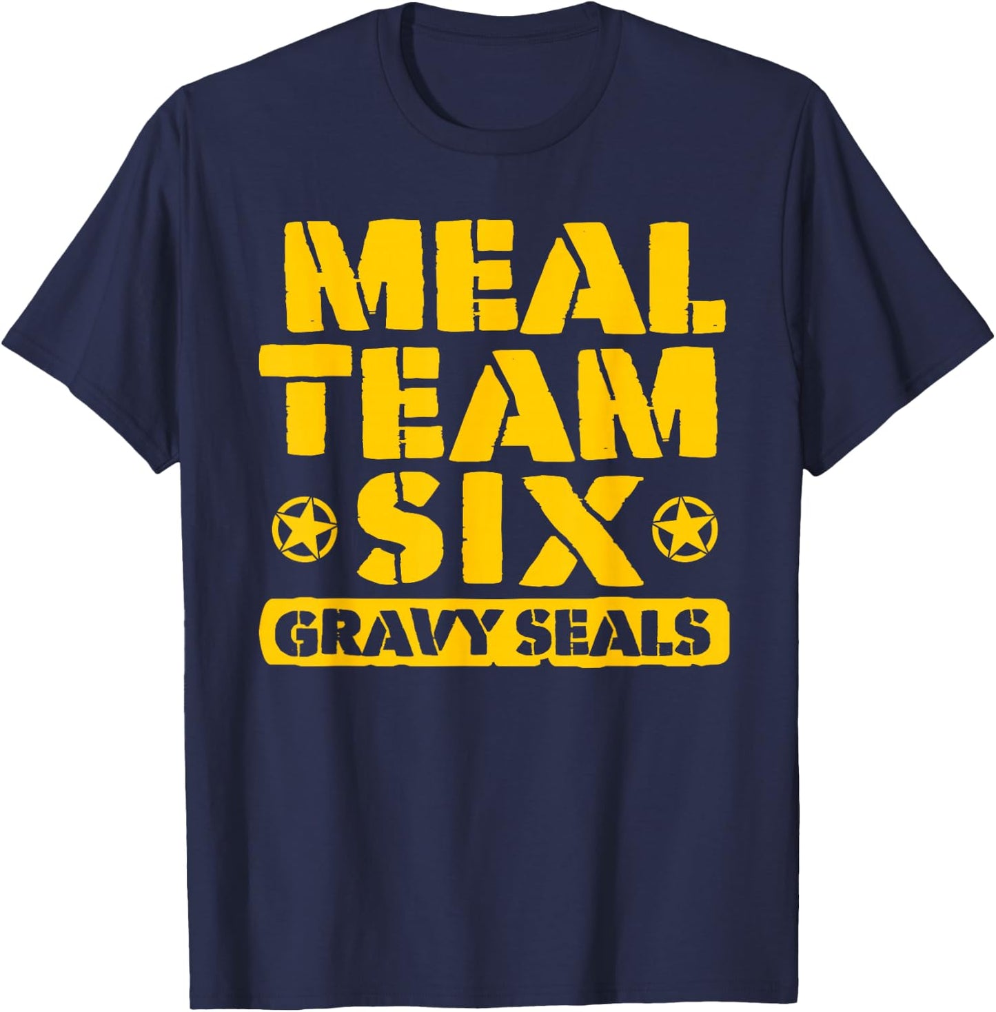 Meal Team Six: Gravy Seals T-Shirt - T-Shirt | Navy