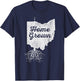 Ohio T Shirt Home Grown Roots OH State Pride T-Shirt - T-Shirt | Navy