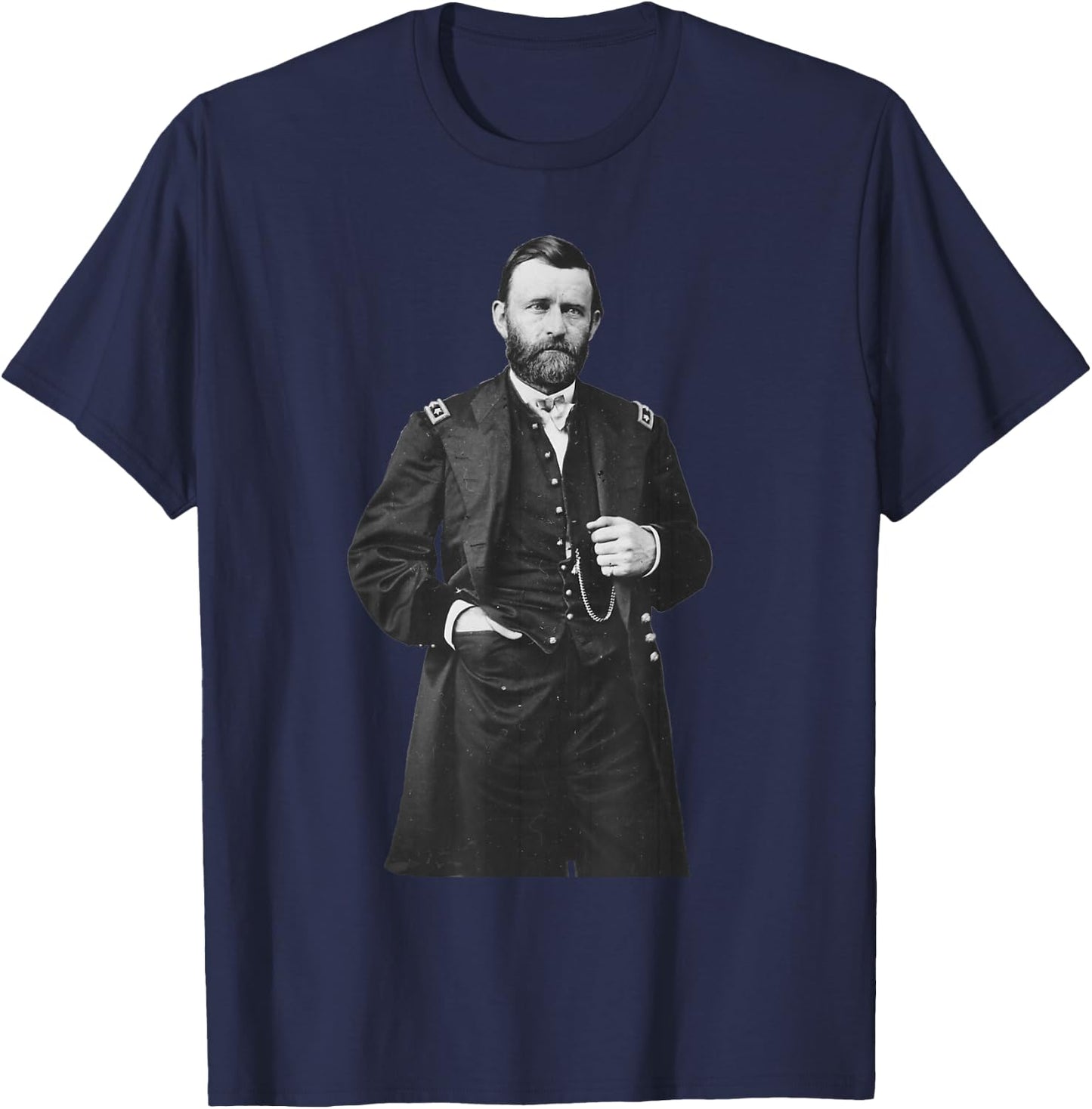 General Ulysses S Grant Union Commander American Civil War T-Shirt - T-Shirt | Navy