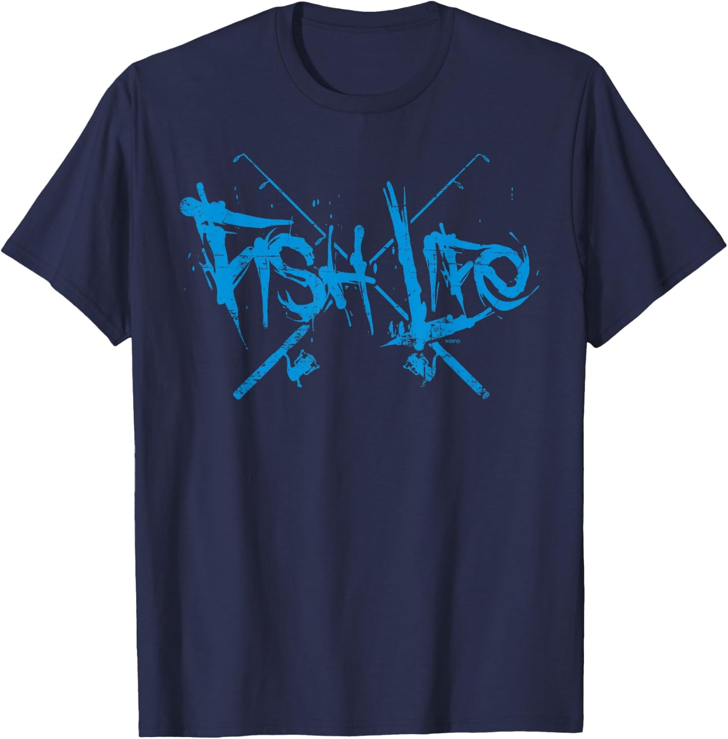 Fish Life, Fishing T-Shirt - T-Shirt | Navy