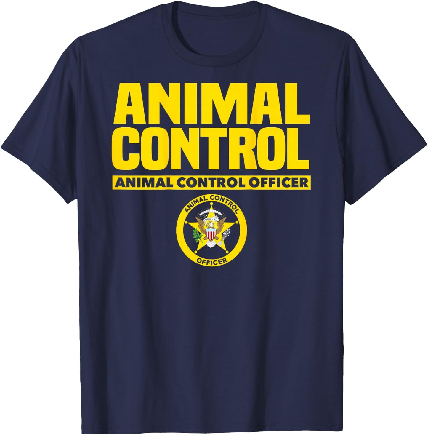 Animal Control Officer Public Safety Uniform Patrol T-Shirt - T-Shirt | Navy