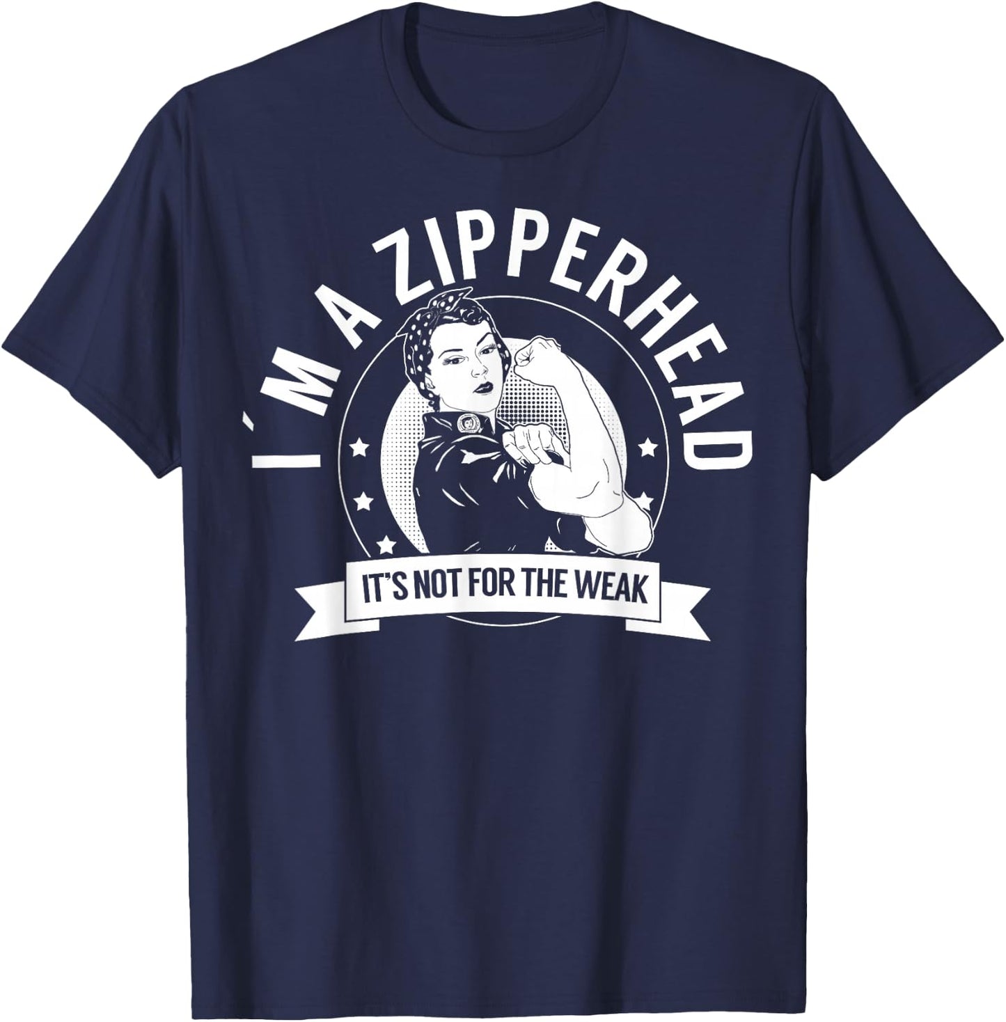 Zipperhead Warrior NFTW - Chiari Malformation T-Shirt - T-Shirt | Navy