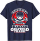 Oil Field Trash - Certified Badass Oil Field Trash T-Shirt - T-Shirt | Navy