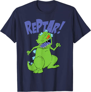 Nickelodeon Rugrats Reptar Destroy T-Shirt - T-Shirt | Navy