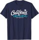 California Dreaming Cali Fun Life Beach Vacation T-Shirt - T-Shirt | Navy