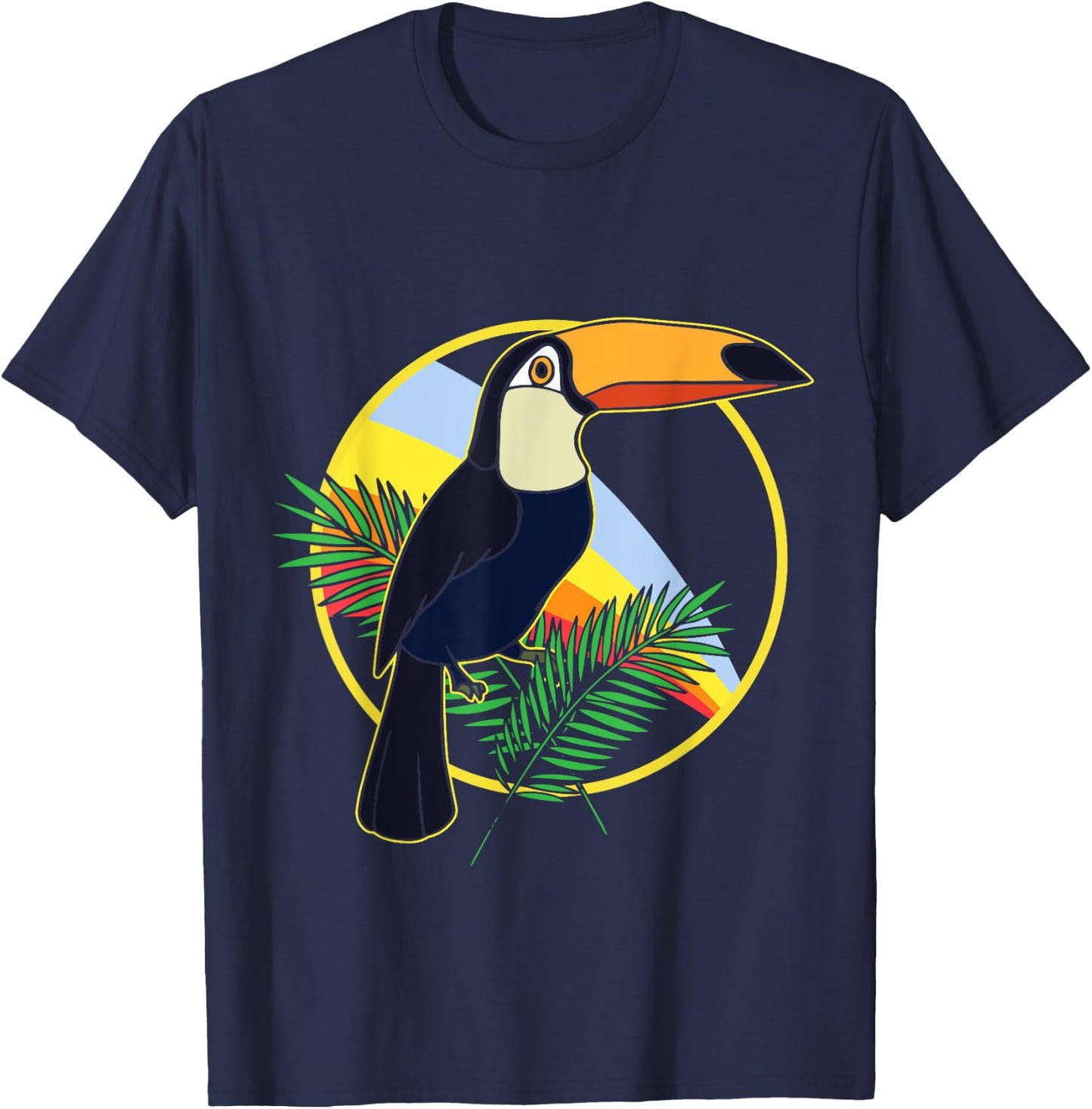 Summer Gift Tropic Toucan T-Shirt - T-Shirt | Navy