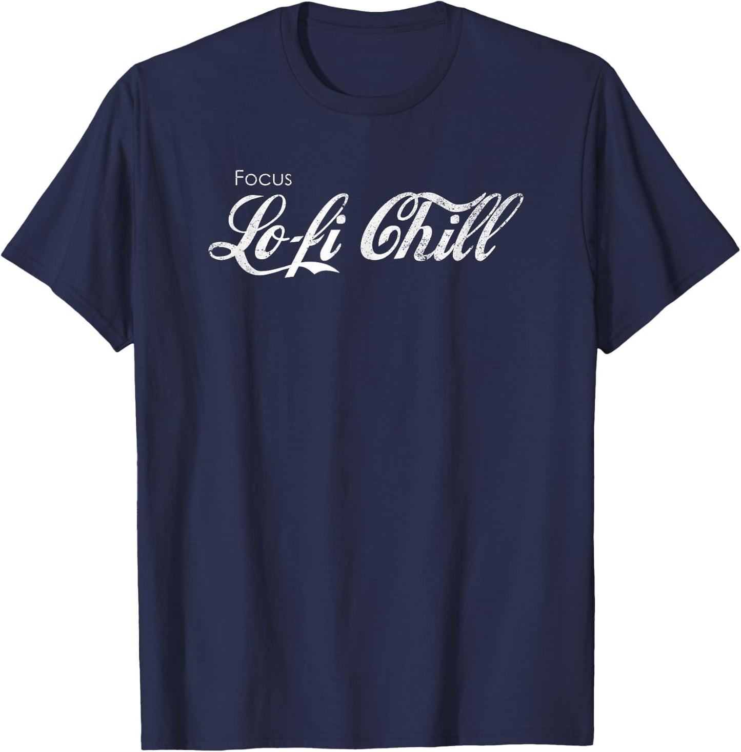 Lo-fi Chill Classic | Lo-fi and Chill Hip Hop Shirt T-Shirt - T-Shirt | Navy