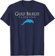 Vintage Gulf Breeze FL Dolphin T Shirt T-Shirt - T-Shirt | Navy