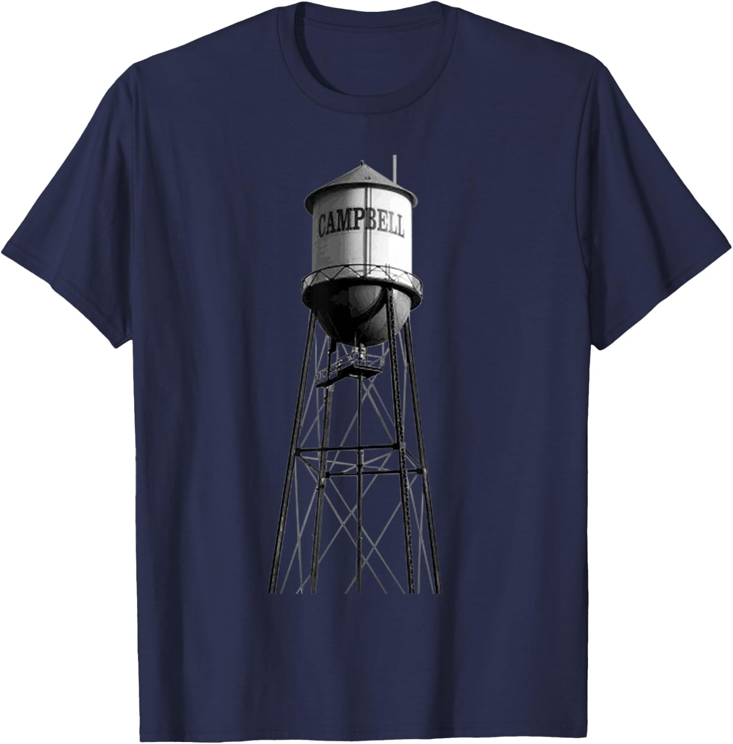 Campbell Water Tower T Shirt T-Shirt - T-Shirt | Navy