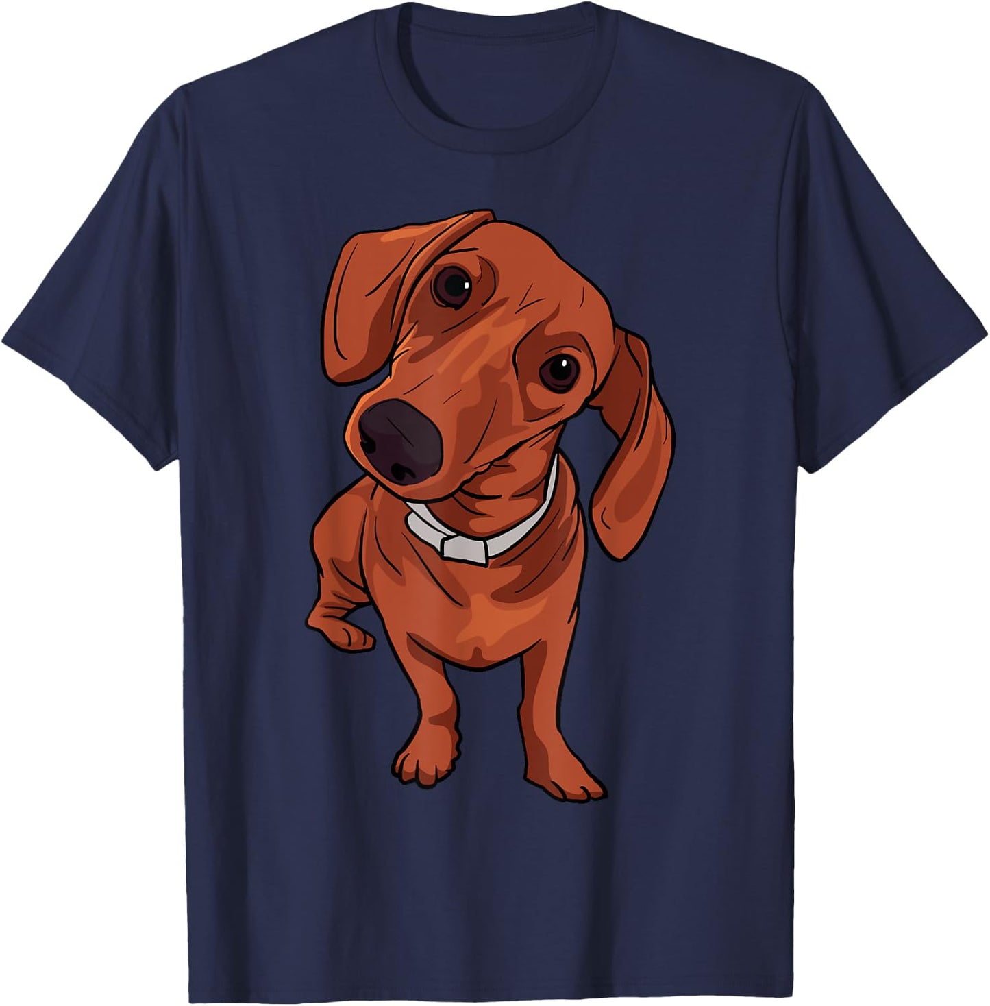Dachshund Shirt, Funny Shirt for Cute Dog Lovers Dachshund Women Kids T-Shirt - T-Shirt | Navy