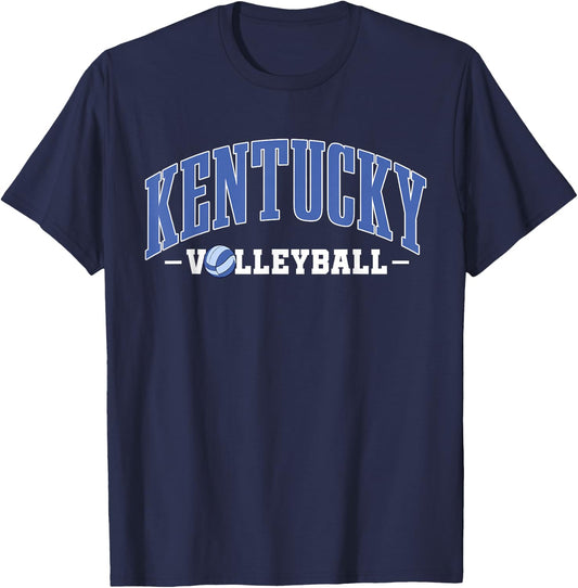 Kentucky Volleyball Bluegrass State Sports T-Shirt - T-Shirt | Navy