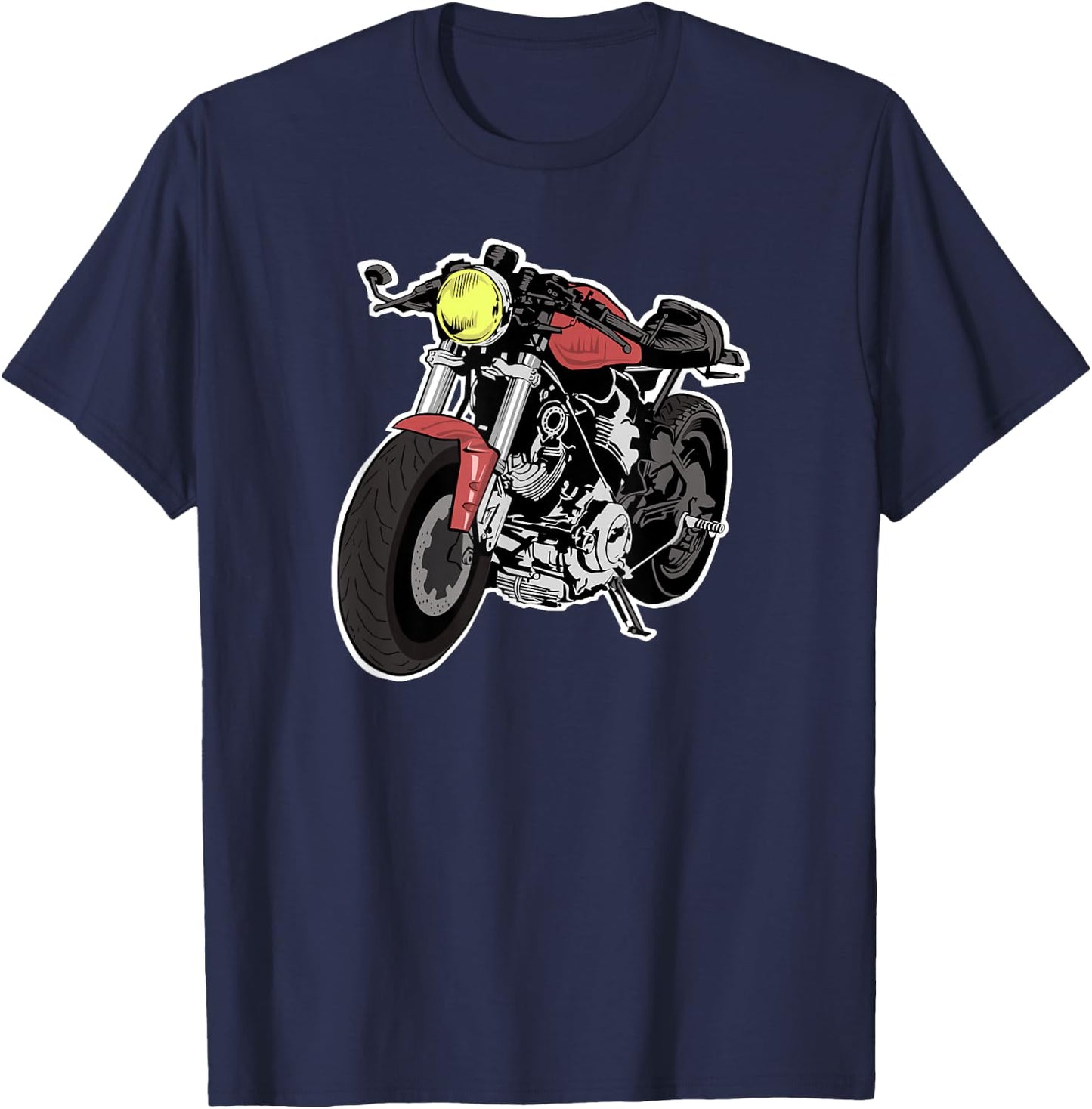 Cafe Racer T-Shirt - T-Shirt | Navy