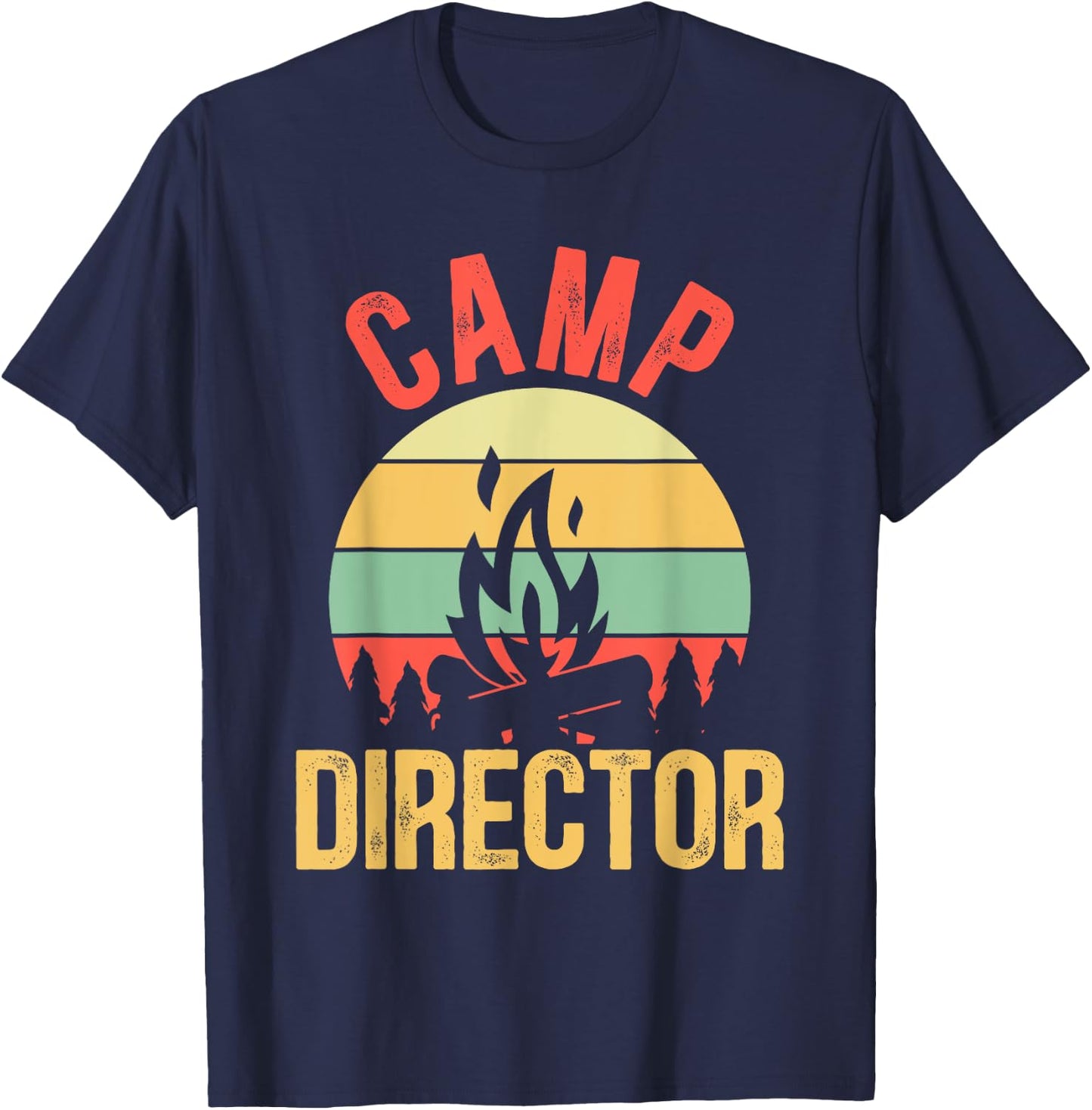 Summer Camp Director Counselor Camper Men Women T-Shirt - T-Shirt | Navy