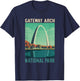 Gateway Arch National Park Hiking Camping Outdoor T-Shirt - T-Shirt | Navy