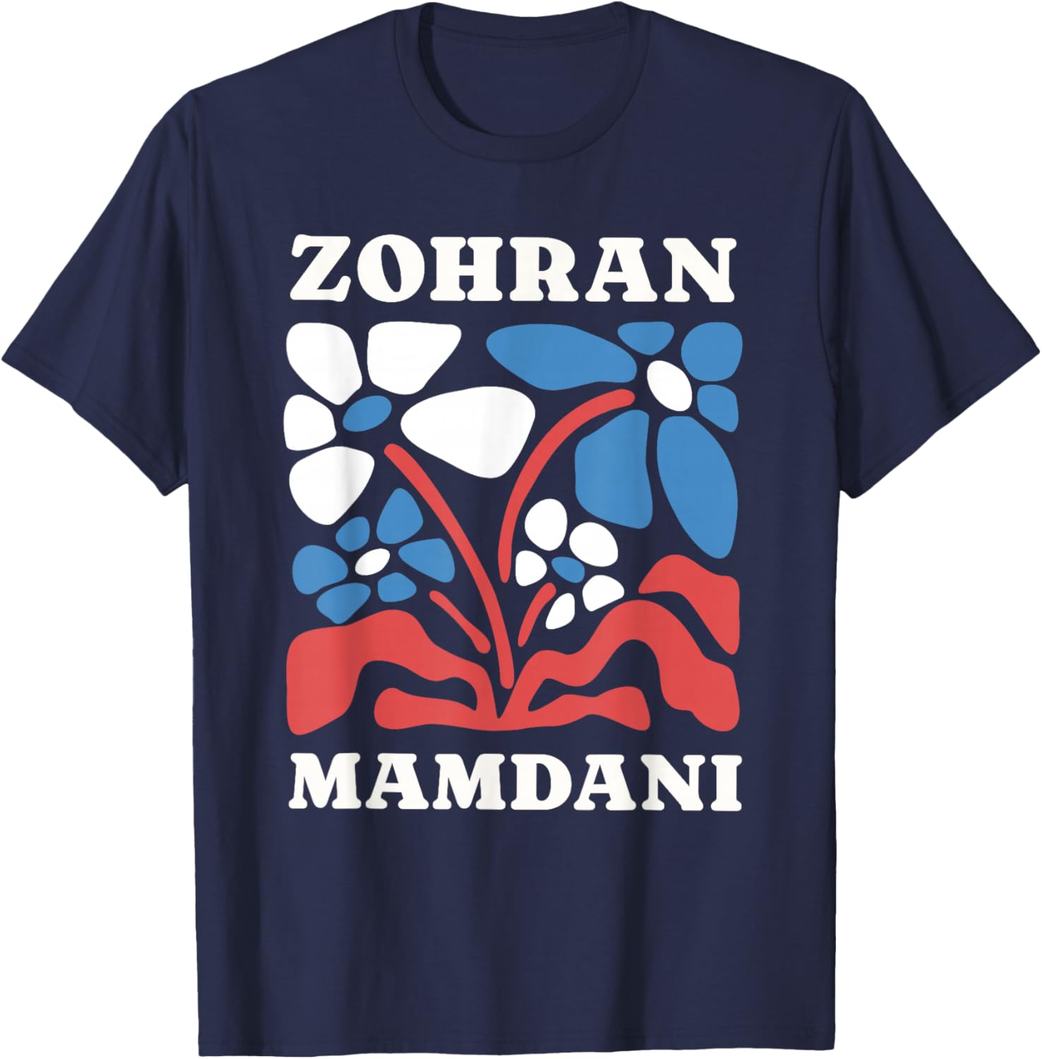 Zohran Mamdani NYC Mayor Election T-Shirt - T-Shirt | Navy