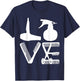 Hairdresser Love Hair Salon Haircutter Hairstylist Barber T-Shirt - T-Shirt | Navy