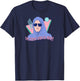 Mean Girls - She Doesn't Even Go Here Retro T-Shirt - T-Shirt | Navy
