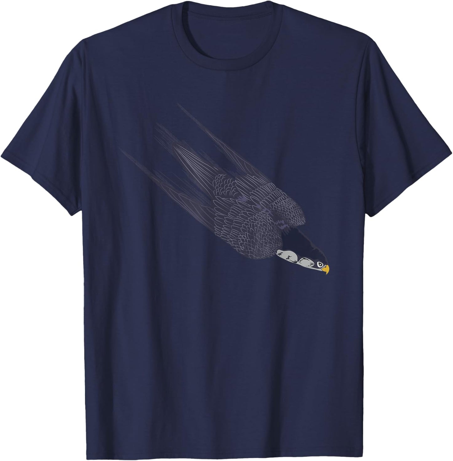 Funny Peregrine Falcon T-Shirt - T-Shirt | Navy
