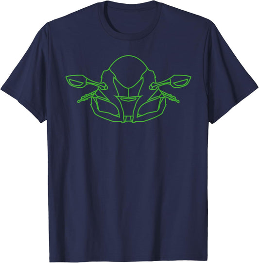 Ninja sport bike motorcycle T-Shirt - T-Shirt | Navy