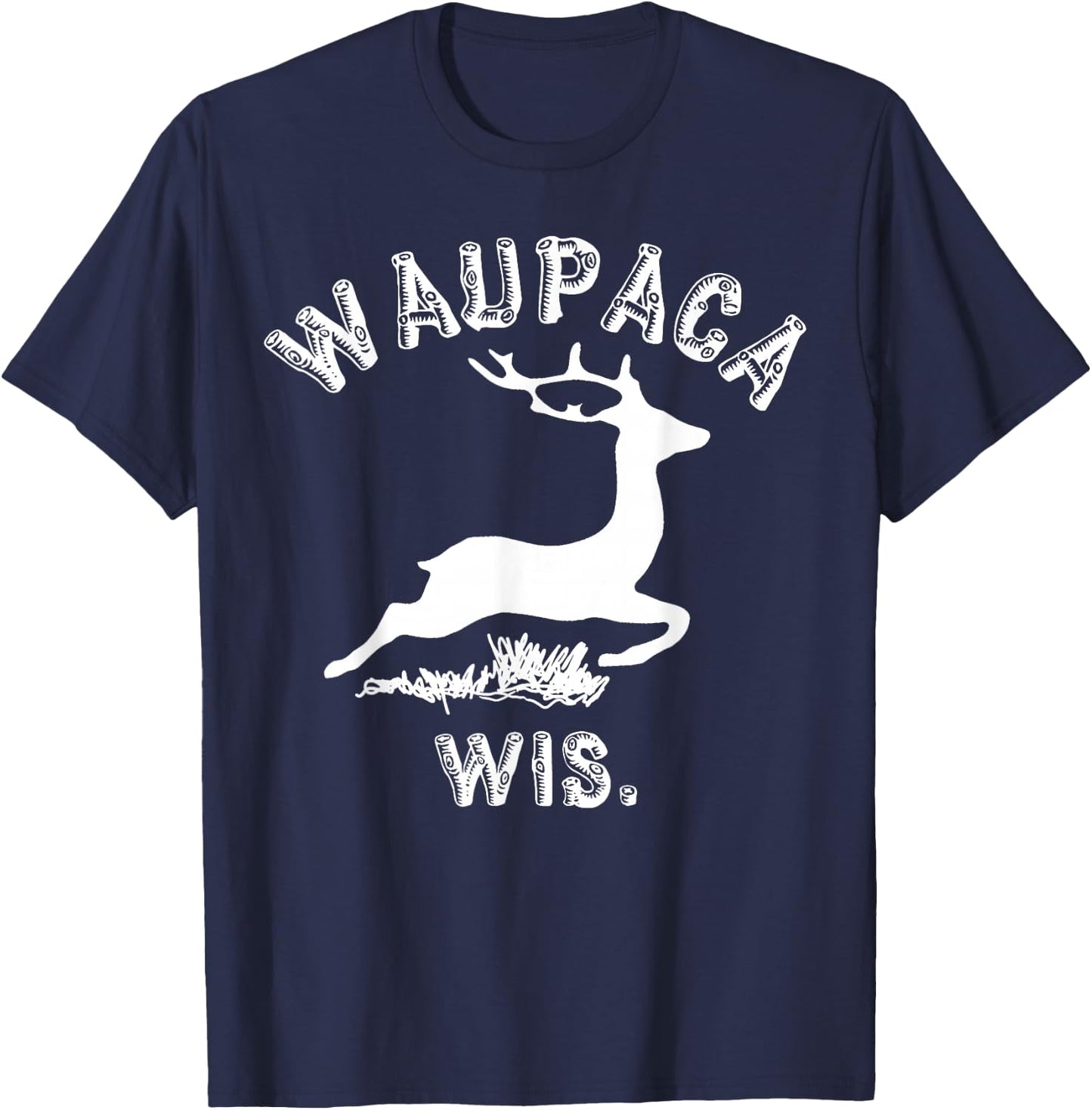 Dustin Nerdy Vintage Waupaca Stranger Fan Gift T-Shirt - T-Shirt | Navy