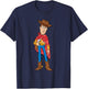 Disney and Pixar's Toy Story 5 Woody with Poncho Big Pose T-Shirt - T-Shirt | Navy