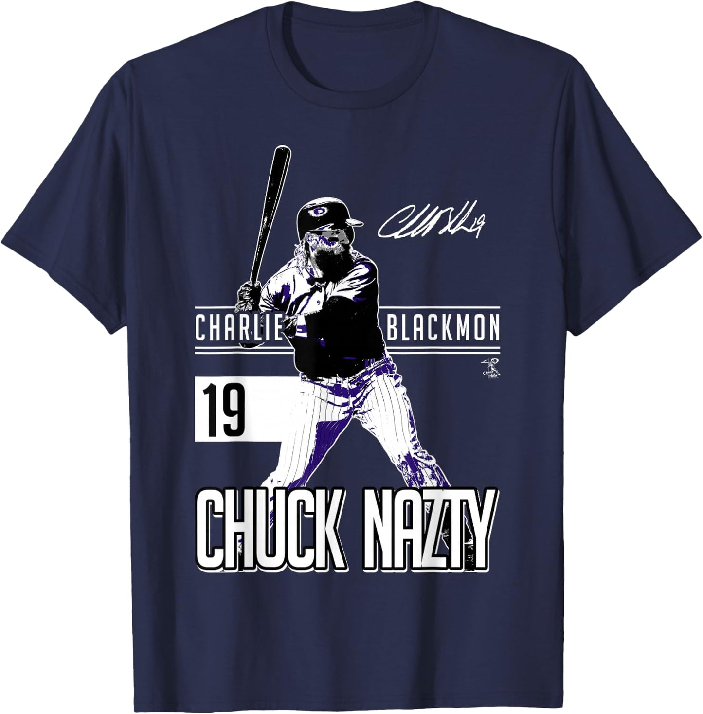 Charlie Blackmon - Apparel T-Shirt - T-Shirt | Navy